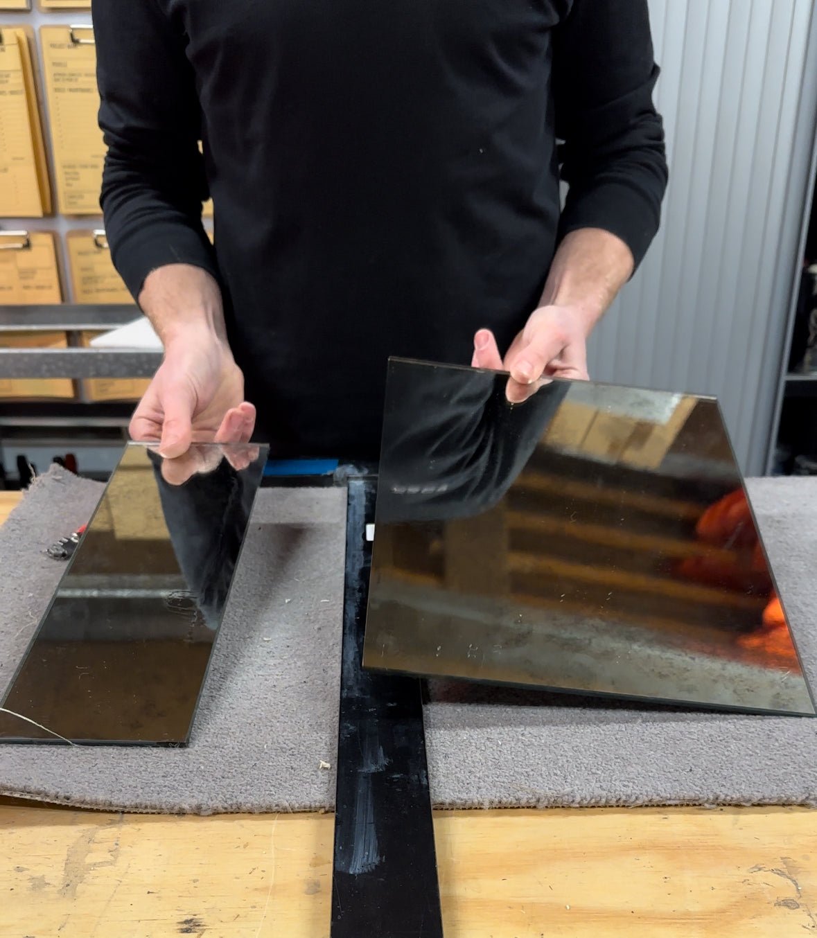 Do you require tile cuts to fit your space? - Retro Reflections