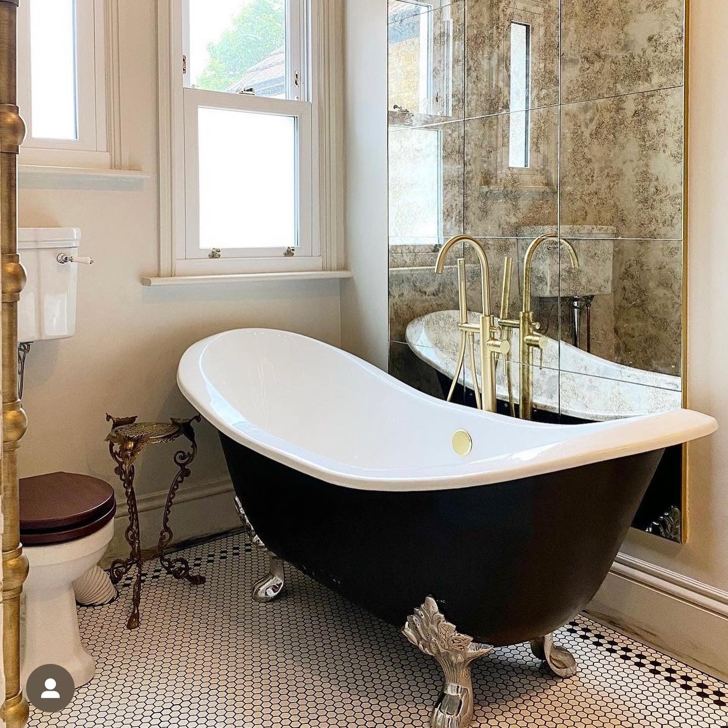 Box of 6 - Antique Mirror Tiles