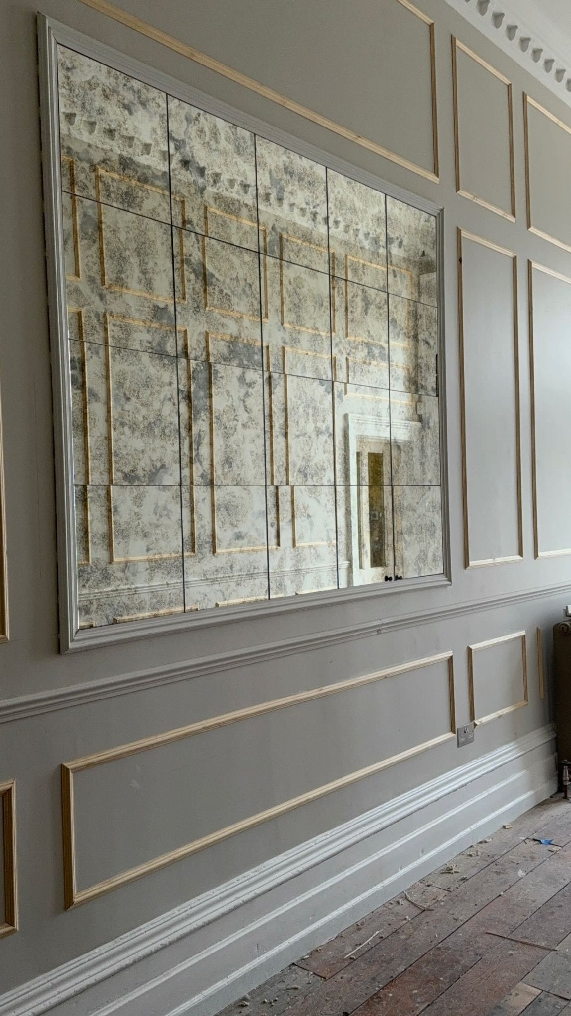 Antique Mirror Tile Feature Walls Backsplash Mirror Antiqued Mirror