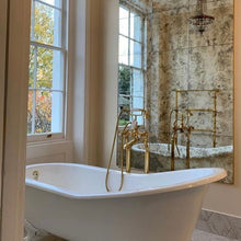 400x400 antique mirror tiles foxed finish UK