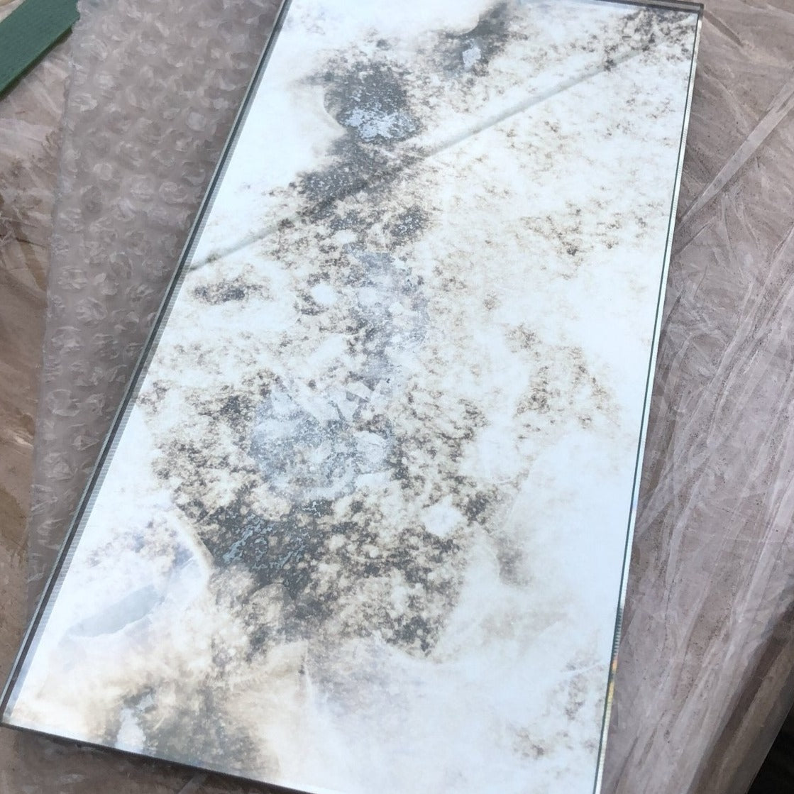 SAMPLE ANTIQUE MIRROR TILE | Free Delivery - Retro Reflections